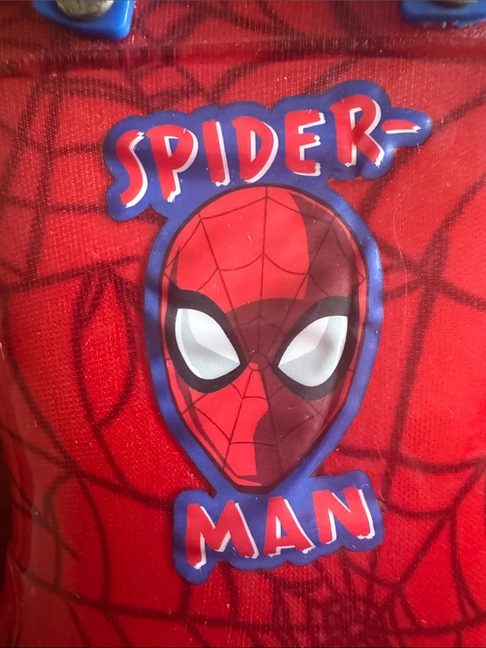 Spider-Man light up Red Kids Rain Boots with Blue Handles